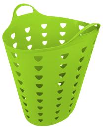 Wäschekorb Wäschesammler Flexi 60 L grün grün