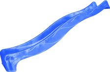 Wellenrutsche Anbaurutsche 3,00 x 0,50 m blau Blau