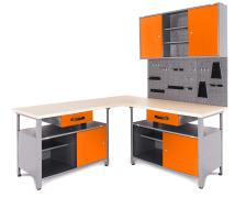 Werkstatt Set Ecklösung Classic One 85 cm orange 