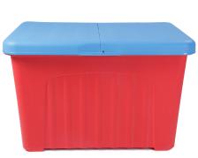 Lagerbox Aufbewahrungsbox Pandorino blau-rot 