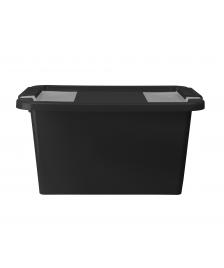 ONDIS24 Deckel Aufbewahrungsbox Klipp Box S schwarz schwarz