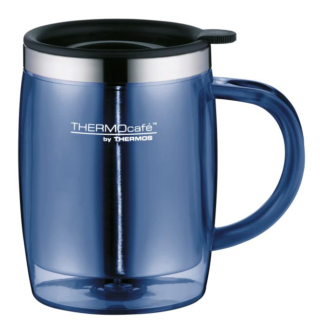 ThermoCafé by, Bürotasse Desktop Mug, Kunststoff blue 0,35 l 