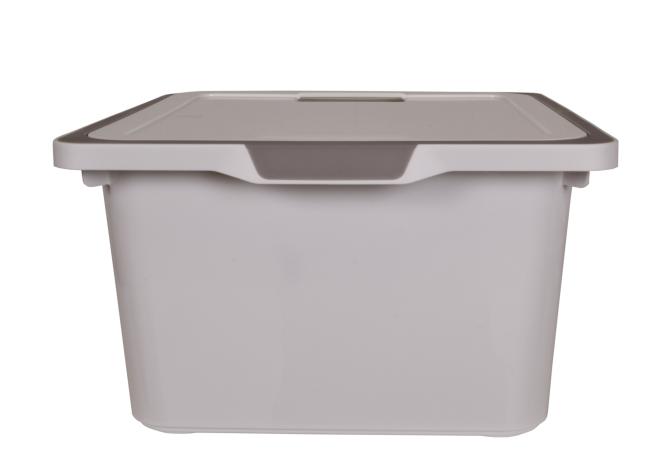 Kreo Box 17.5 Liter weiß-grau 