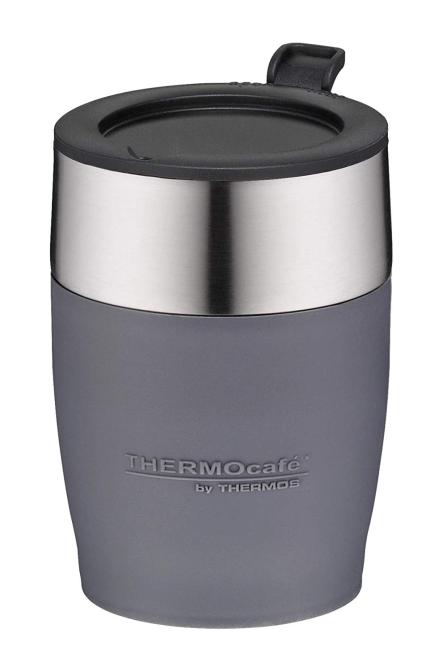 ThermoCafé by, Thermostasse, Edelstahl, grau 0,25 l 