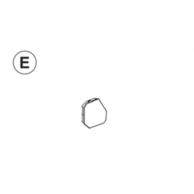 Teil E (Abdeckkappe Seitenteil links)