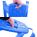 Kinderschlitten Rennrodel Bob Arrow mit Metallkufen blau
