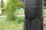 ONDIS24 Regentonne 100 Liter mit Ständer und  Füllautomat schwarz