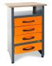 ONDIS24 Werkbank Werktisch Bernd Plus 95cm orange