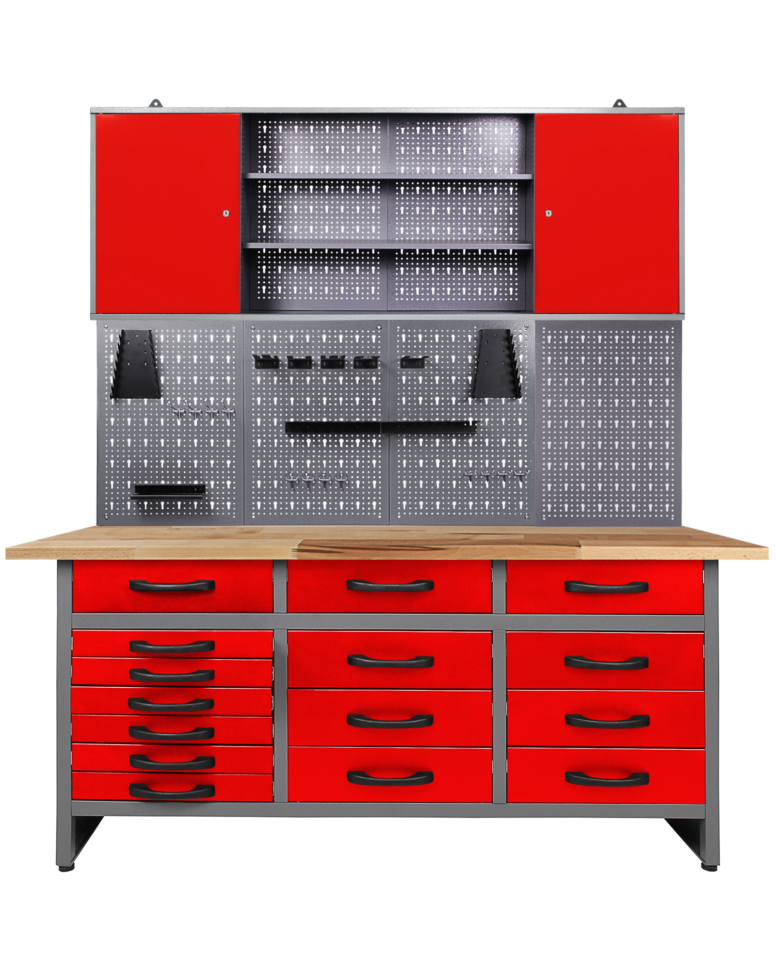günstig Werkstatt Konny 160 cm rot kaufen 1 Ondis24 Schrank online Set
