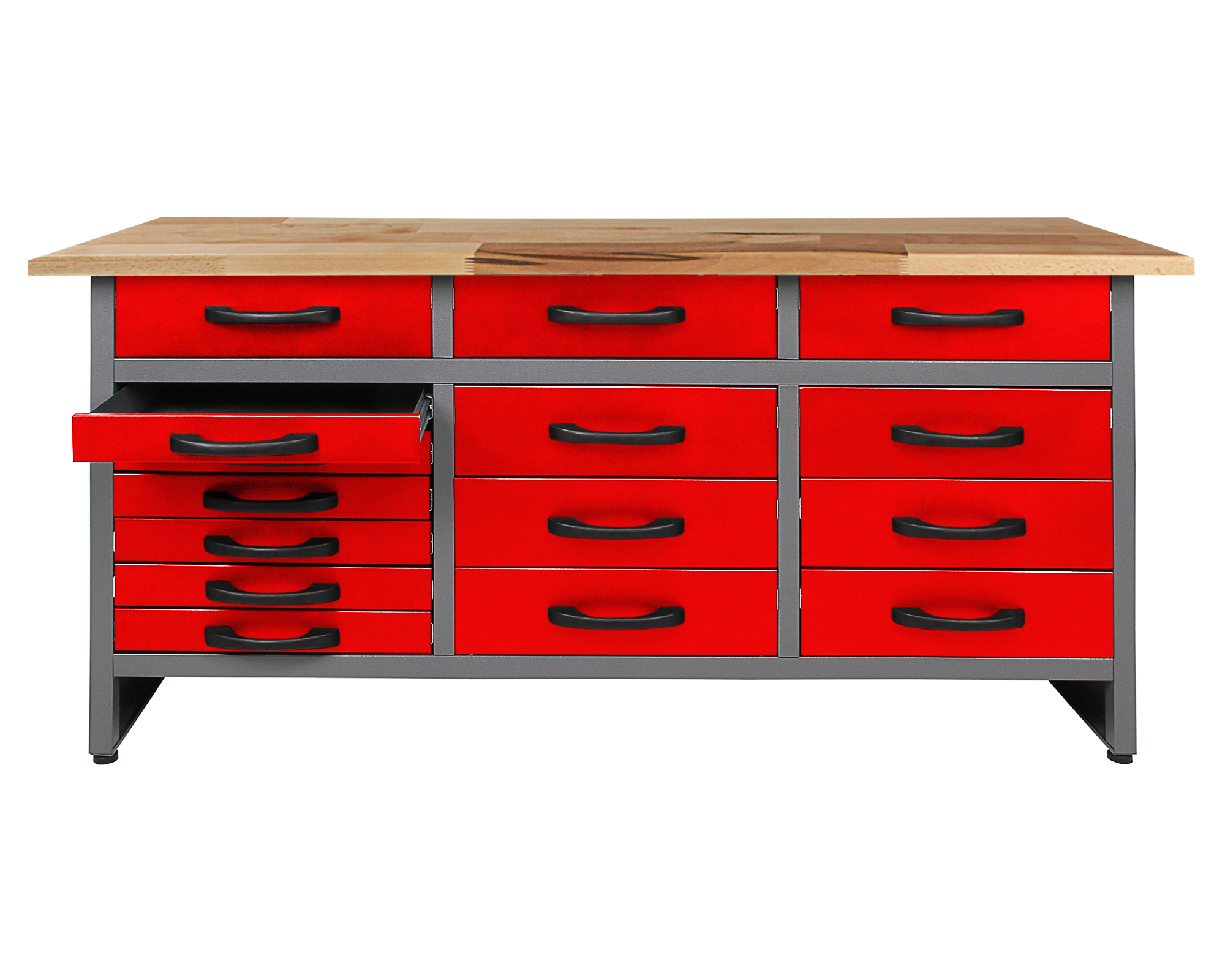Ondis24 Werkstatt Set 2 online 160 günstig kaufen Schränke rot cm Konny