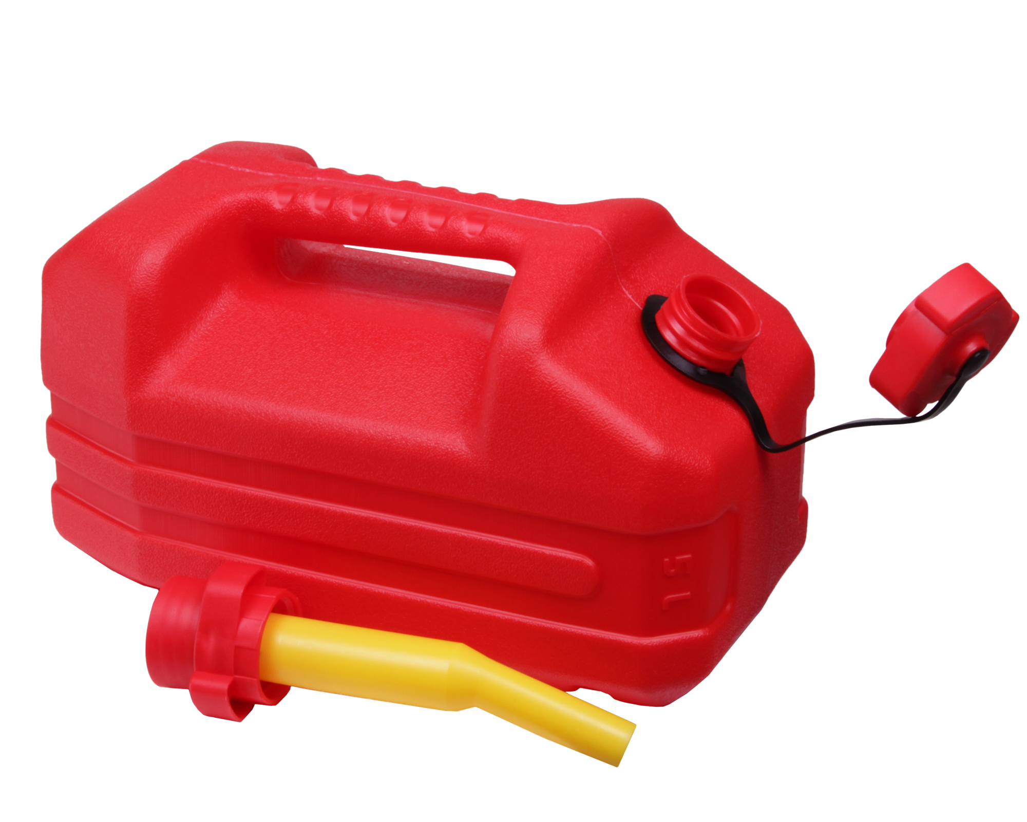 Kanister 5L Benzinkanister Kraftstoffkanister Reservekanister Kunststoff  rot